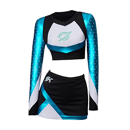 Women's Cheerleading Outfit Maddy Cosplay Costume Halloween Sexy Uniform Suit - Small