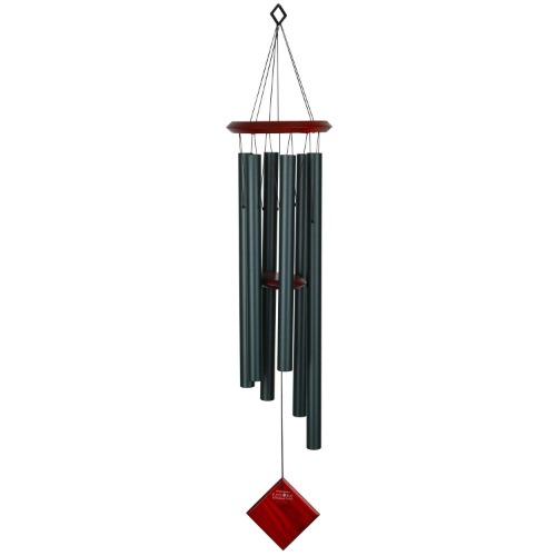 Woodstock Chimes Encore Collection, Chimes of Earth, 37'' Evergreen Wind Chimes for Outdoor, Patio, Home or Garden Décor (DCE37)
