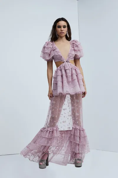 Imani Hi-Low Dress | S / Lilac