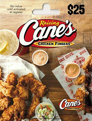 Raising Cane's Gift Card - 25 - Traditional