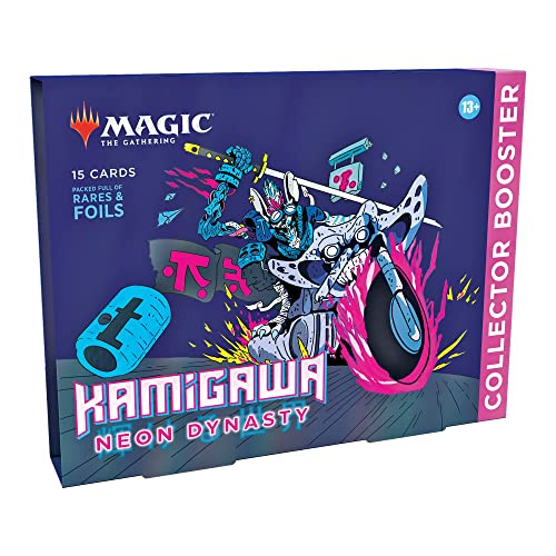 Magic The Gathering Kamigawa: Neon Dynasty Collector Booster | 15 Magic Cards