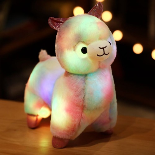 Luminous Alpaca Plush Toy Surprise - Rainbow