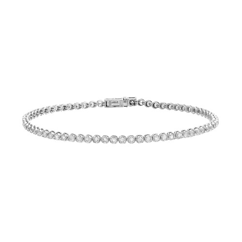 2 Carat Diamond Tennis Bracelet 14K - 14K White Gold