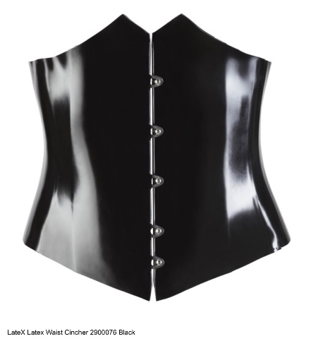 LateX Latex Waist Cincher 2900076 Black