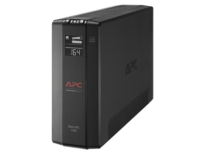 APC UPS 1500VA UPS Battery Backup and Surge Protector, BX1500M Backup Battery Power Supply, AVR, Dataline Protection - 1500VA - UPS