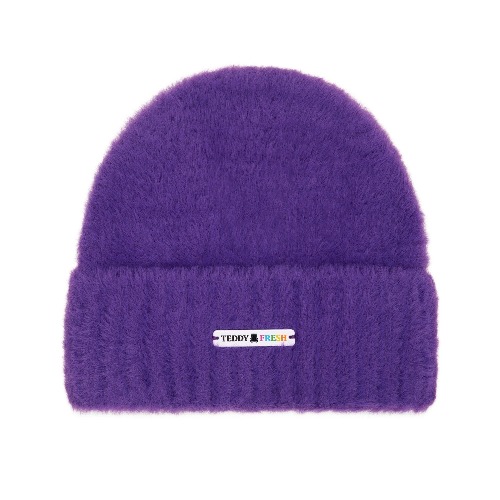 Fuzzy Beanie | Purple / One Size