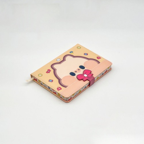 Ginza Button Notebook Tiny-K Piglet Pink | Default Title