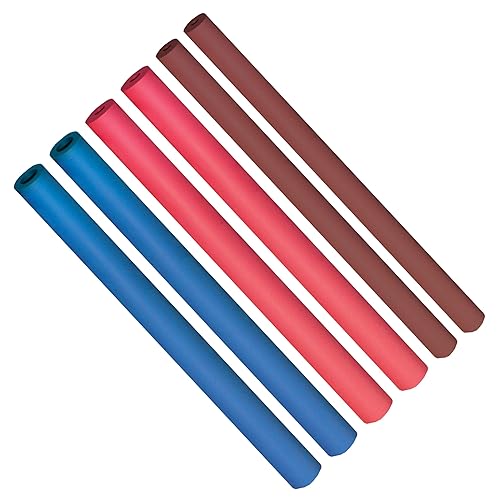 Rehabilitation Advantage Closed Cell Assorted Foam Tubing, 12 Inches Long, Set of 6 - Assorted - Assorted