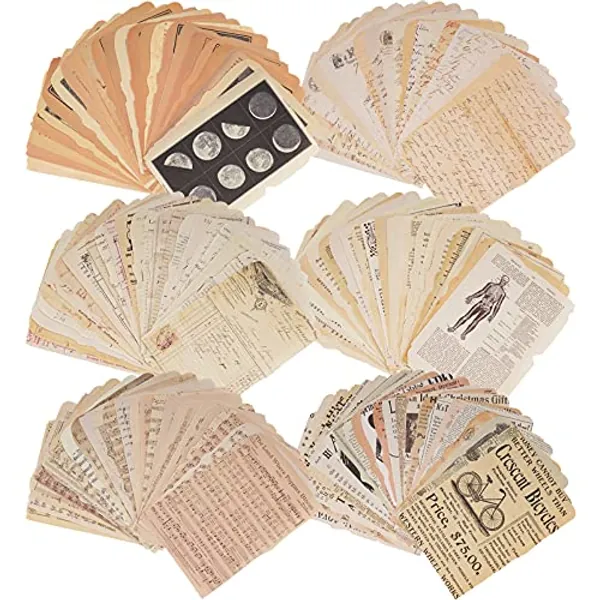 150 Sheets of Scrapbook Paper, Vintage Journaling Supplies Craft Kits for Bullet Journals Junk Planners Aesthetic Room Decor Wall Art Collage Album Cottagecore Picture Frames