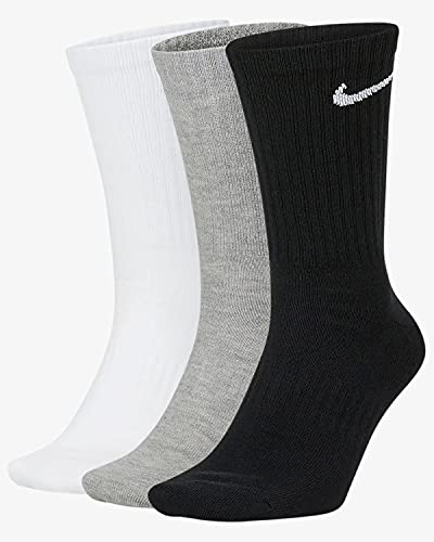 Nike Unisex Everyday Cushion Crew 3 Pair - Multi-color - Medium