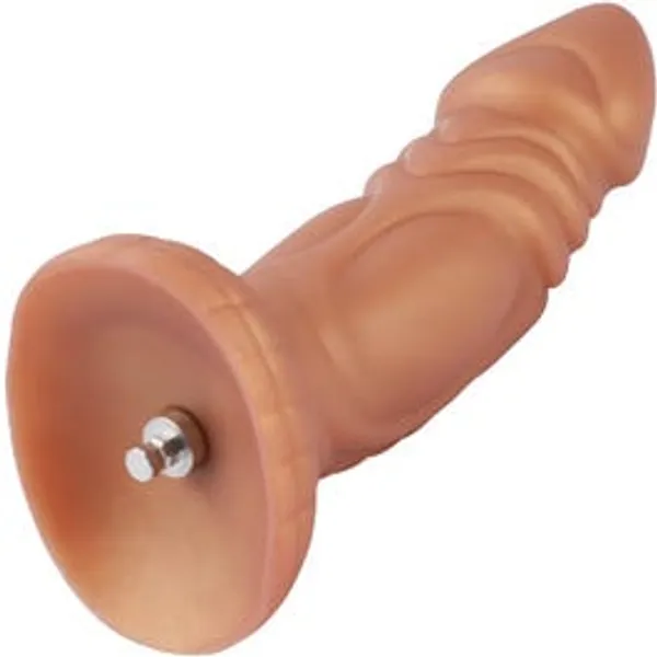 20,9 x 5,5 cm Hismith Dildo Silikon Kliclok bronze