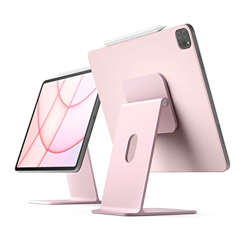 elago Premium Magnetischer Ständer Kompatibel mit iPad Pro 12.9 Zoll [5., 4. Gen], iPad Pro 11 Zoll [3., 2. Gen], iPad Air 10.9 Zoll [5., 4. Gen], iPad Mini 8.3 Zoll [6. Gen] (Sandrosa) - Sandrosa