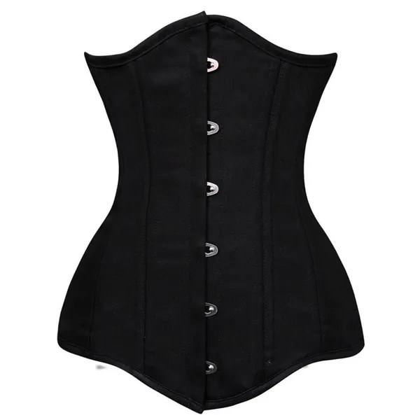 Heavy Canvas Corset 1209 Black | Nightshade Corsets