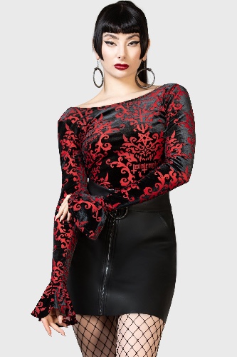 Adversary Bodysuit - M / Red / 47%Polyester 40%Polyamide 13%Elastane