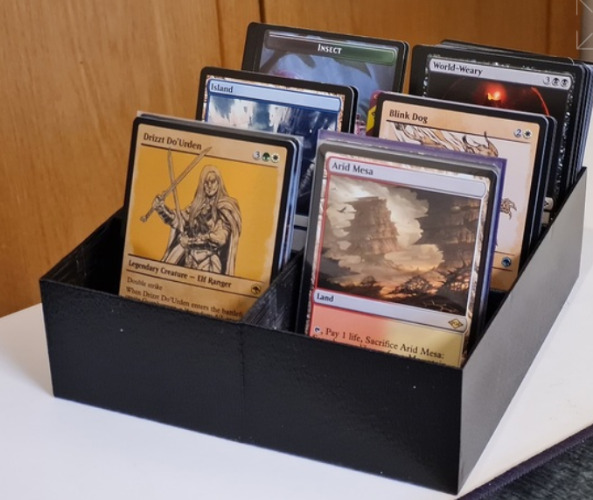 Card Sorting Tray - Black