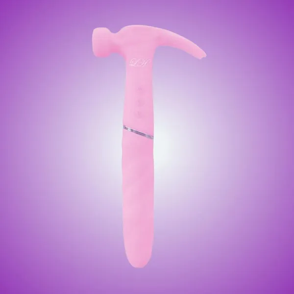 Love Hamma Thrusting Multi-Function Vibrator - Pink by Condomania.com
