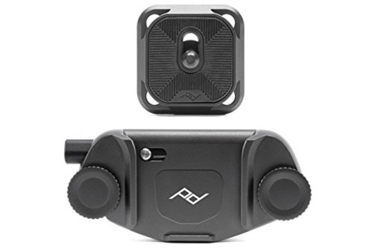 Peak Design Capture Camera Clip V3 (Black with Plate) - Single