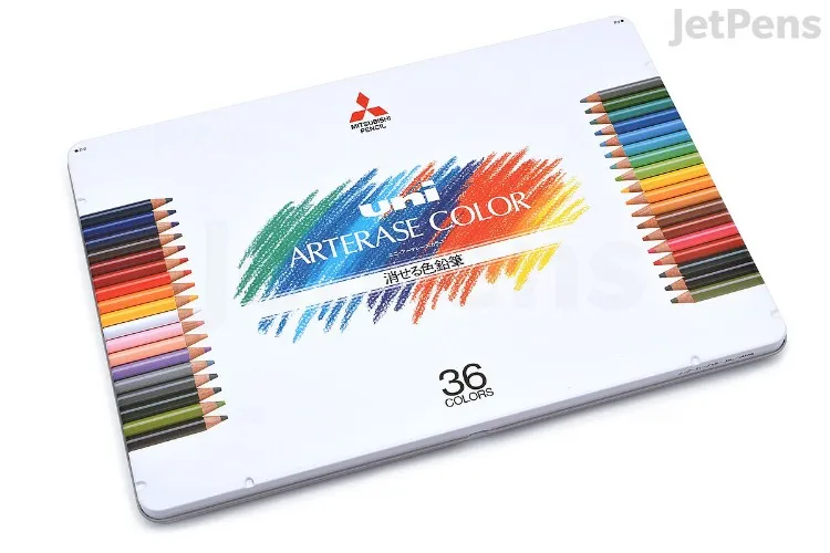 Uni Arterase Color Pencil - 36 Color Set