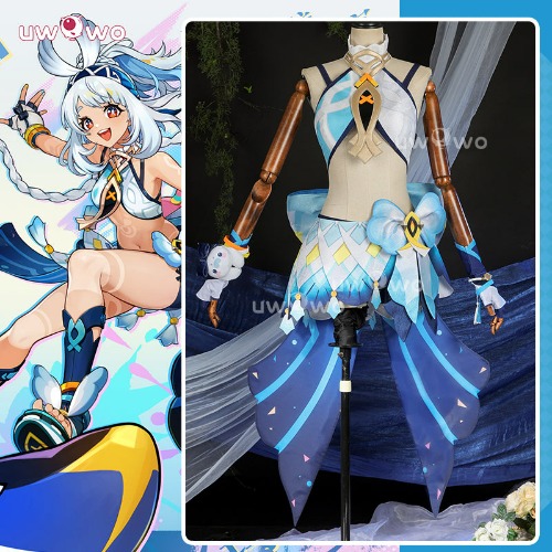 Uwowo Collab Series: Genshin Impact Natlan Mualani Cosplay Costume - 【Pre-sale】S