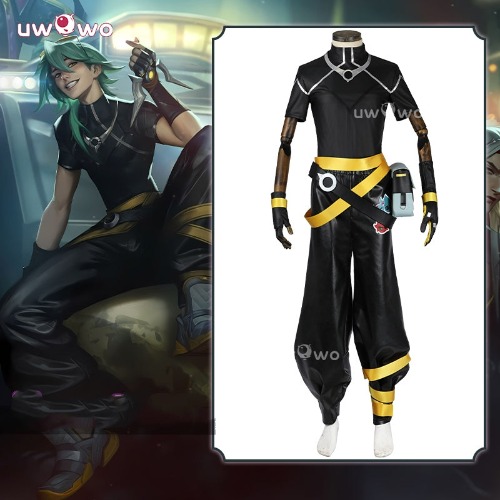 Uwowo Collab Series: League of Legends LOL Ezreal Heartsteel Cosplay Costume - 【Pre-sale】M