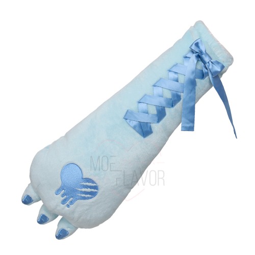 Pastel Winter Bear Claw Paw Sleeves [MOEFLAVOR x Gloomy Bear] - Blue / L
