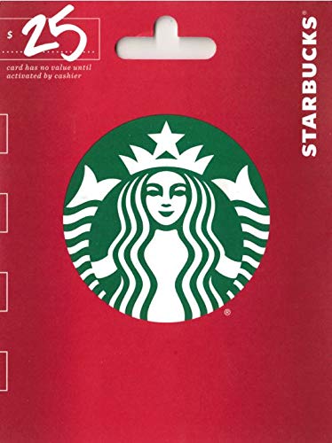 Starbucks Gift Card - 25 - Holiday Red
