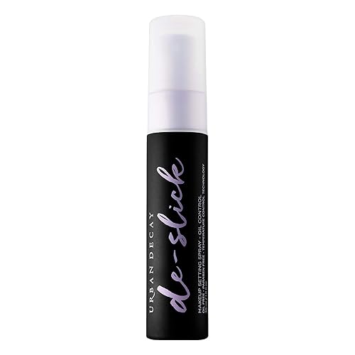 Urban Decay De-Slick Mattifying Makeup Setting Spray for Face, Waterproof, Smudge-proof, Oil & Shine Control, for Oily Combination Skin, Oil-free, Vegan, Cruelty-free - 1 Fl Oz (Pack of 1)
