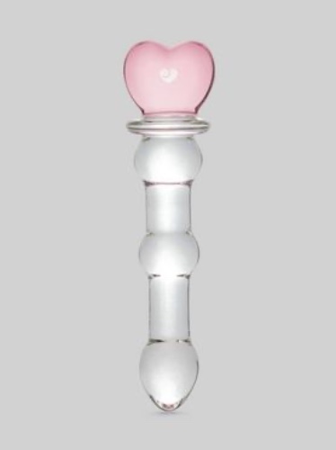 Lovehoney Heart Glass Dildo 6 Inch