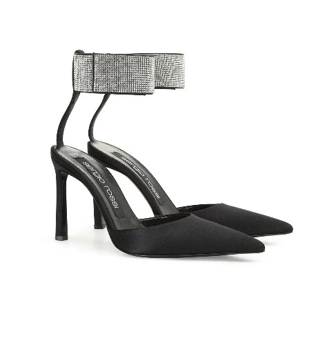 Sergio Rossi rhinestone-embelished heels