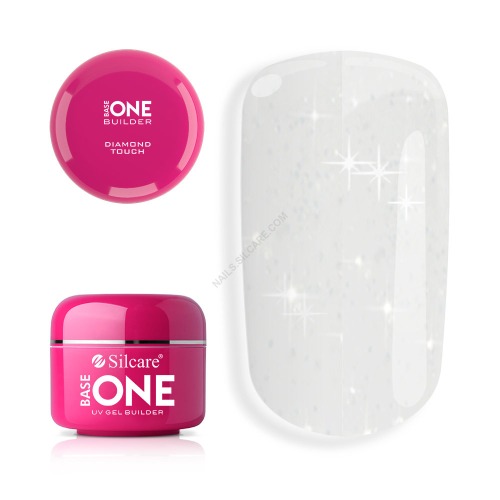  Base One Gel UV Diamond Touch 30 g - Cu Particule Fine De Sclipici