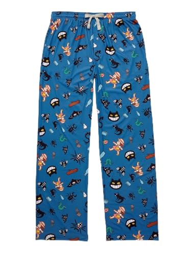 BoxLunch Studio Ghibli My Neighbor Totoro Mei Icons Allover Print Sleep Pants Exclusive - MD - Blue