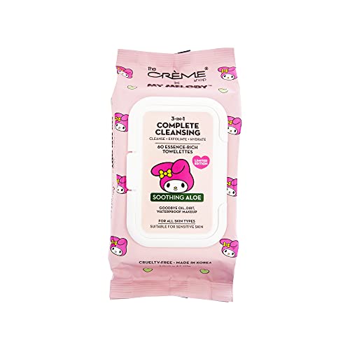 My Melody 3-IN-1 Complete Cleansing Essence-Rich Towelettes - Smoothing Aloe