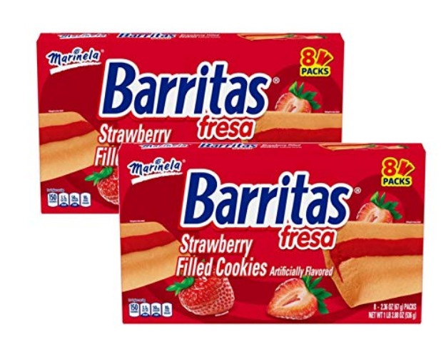 Marinela Barritas Strawberry Snack Bars! - 2 Boxes (16 ct.)