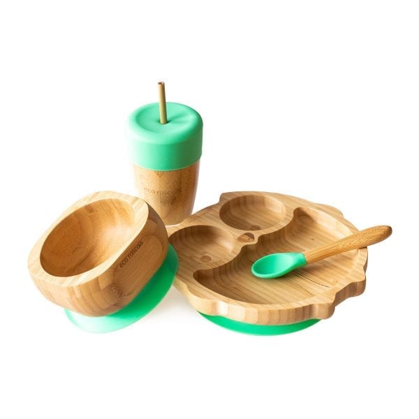 Eco Rascals - Organic Bamboo Dinnerware Set – Owl | Default Title