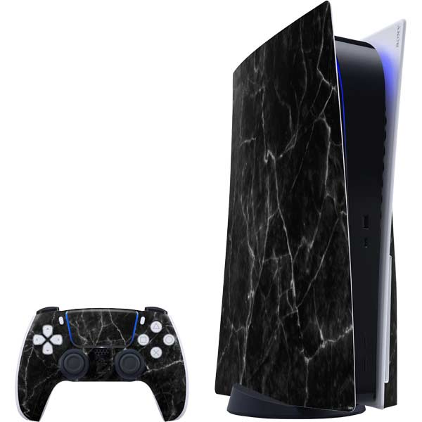 Black Marble PlayStation PS5 Skins - PS5 Digital Edition Console