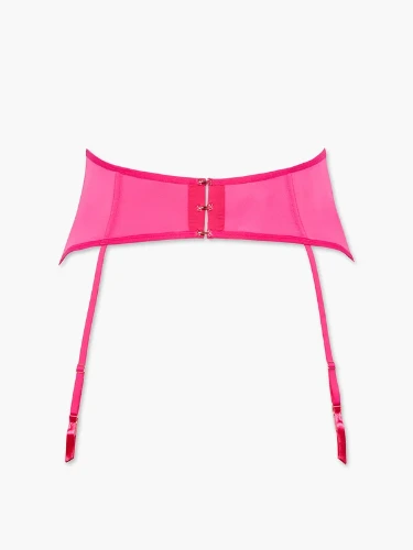 See Thru U Garter Belt in Pink | SAVAGE X FENTY