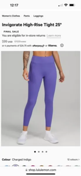 Invigorate High-Rise Tight 25"