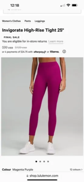 Invigorate High-Rise Tight 25"