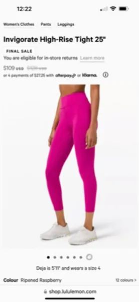 Invigorate High-Rise Tight 25"