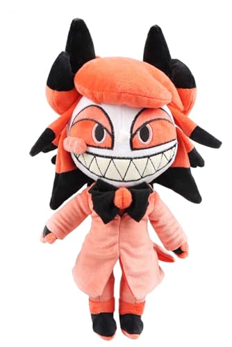 Taeyue Angel Dust Plush Hazbiin Hotel Stuffed Animals Alastor Plushies Doll Toys Figure Birthday Christmas Decoration Gifts (Angel Dust) - Alastor a
