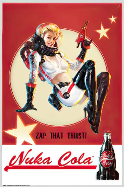 POSTER STOP ONLINE Fallout 4 - Nuka Cola 24x36 Poster