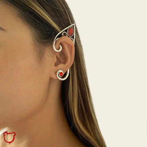Elf Earrings in Dark Theme - Style 5