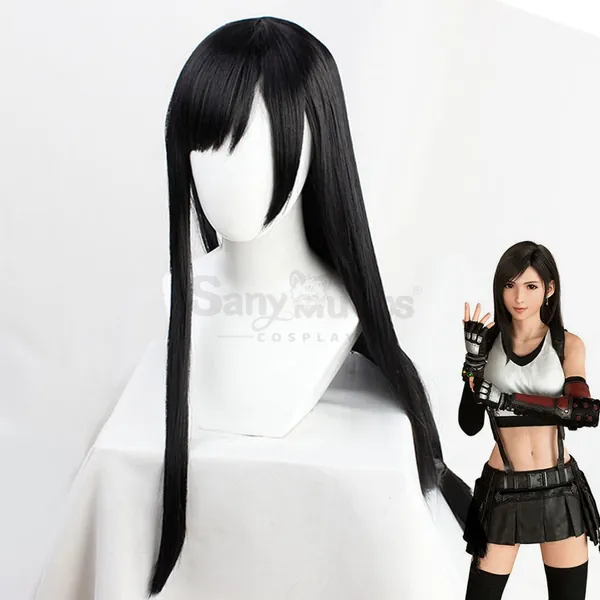 【In Stock】Game Final Fantasy VII Cosplay Tifa Lockhart Cosplay Wig