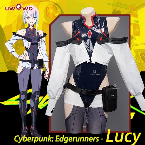 【In Stock】Uwowo Cyberpunk: Edgerunners Cosplay Lucy Bodysuit Anime Lucy Cosplay Costumes - S