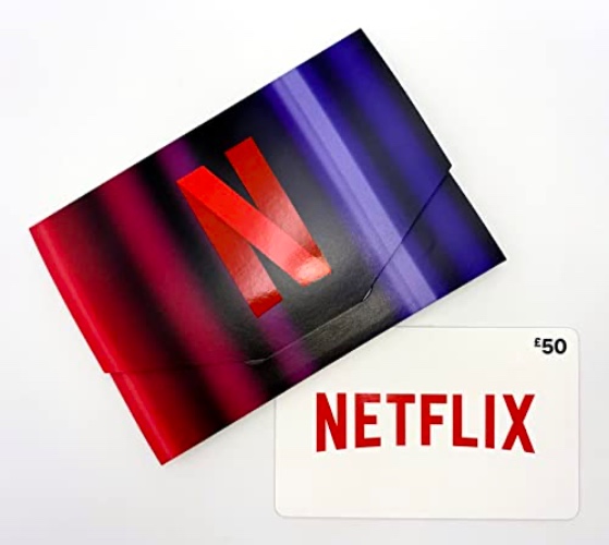 Netflix Gift Card in a Premium Gift Envelope - Delivered by Post - 50 - Netflix