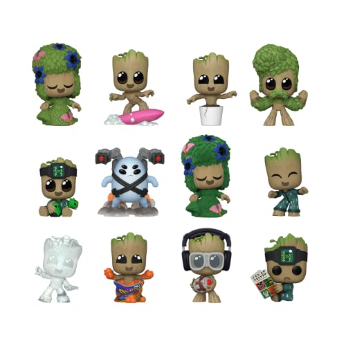 Funko Mystery Mini Marvel: Guardians of The Galaxy - Groot - 12pc PDQ - Groot Shorts - Collectible Vinyl Figure - Gift Idea - Official Merchandise - for Kids & Adults - TV Fans and Display
