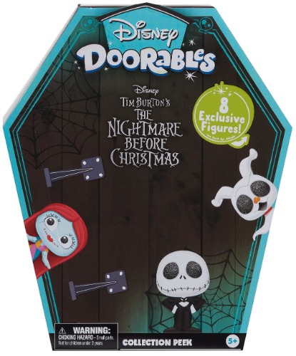 Disney Doorables Tim Burton’s The Nightmare Before Christmas Collection Peek, Easter Basket Stuffers, Styles May Vary, Officially Licensed Kids Toys for Ages 5 Up, Small Gifts and Presents - Nightmare Before Christmas Collection Peek