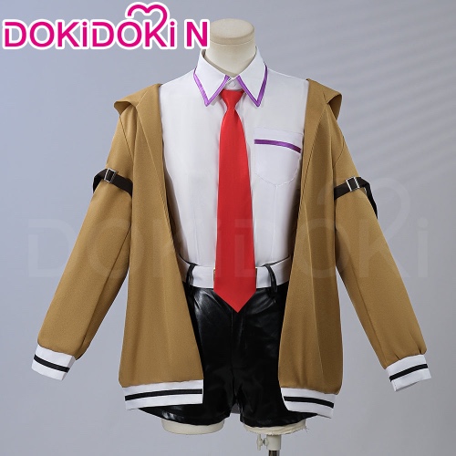 【Size S-2XL】DokiDoki-N Anime Game Steins ; Gate Cosplay Makise Kurisu Costume SteinsGate Steins Gate | M-PRESALE