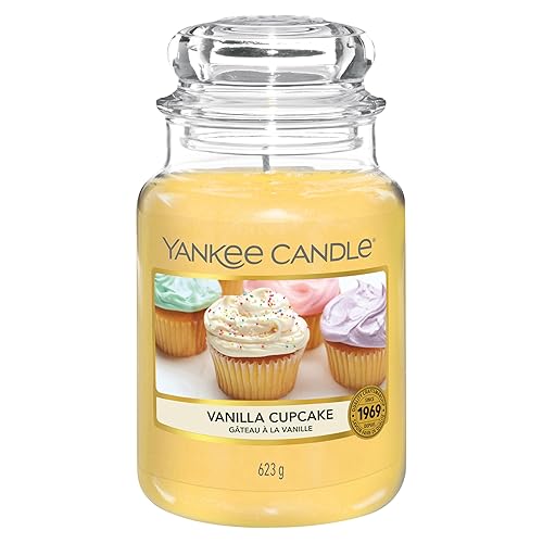 Yankee Candle Scented Candle, Vanilla Cupcake Large Jar Candle, Long Burning Candles: up to 150 Hours, Perfect Gifts for Women - Vanilla Cupcake