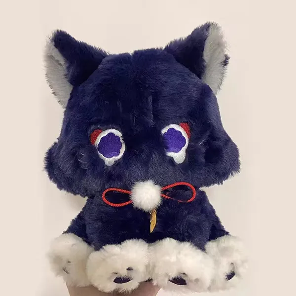 Scaramouche Cat Plush Toy Genshin Impact Plushie Cute Kitten Stuffed Animal